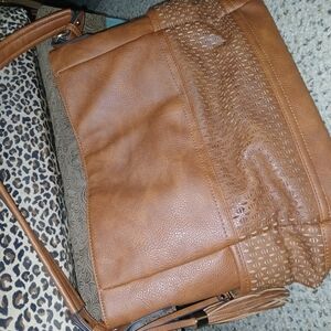 Elegant Brown Leather Women's Bag